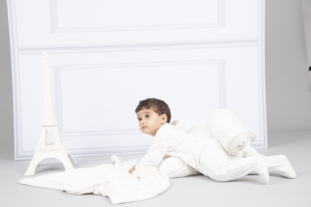 Baby Pyjama, Baby Sophia Dots, Off-White
